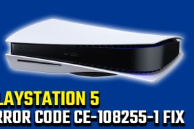 PS5 Error Code CE-108255-1