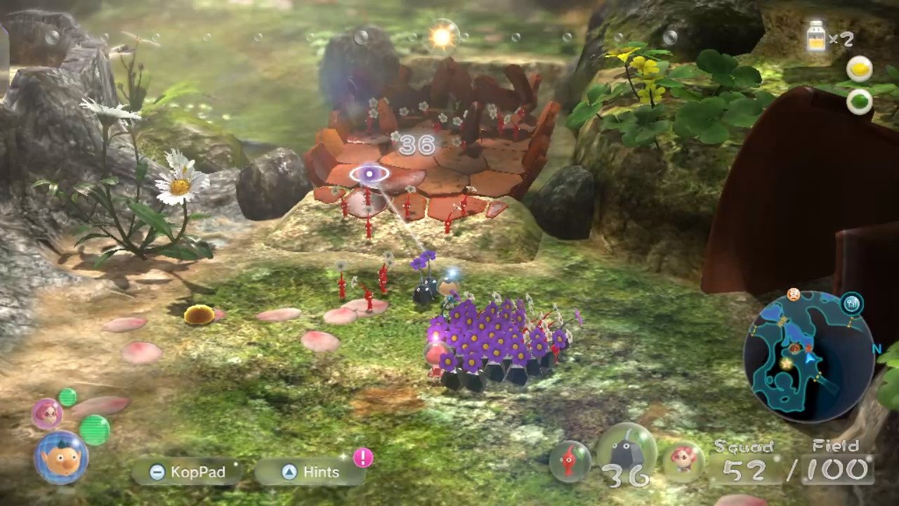 Pikmin 3 Deluxe Review: One or two players makes three deluxe