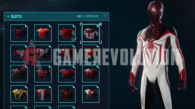 Spider-Man Miles Morales Suits List