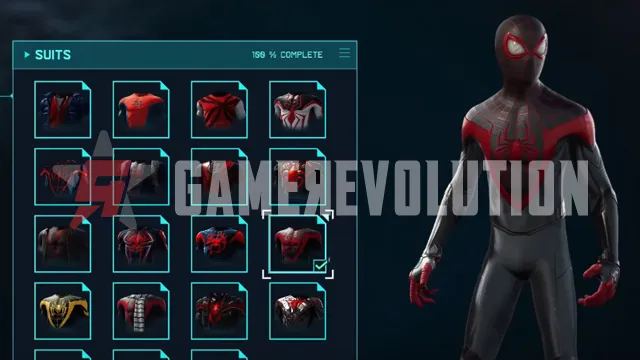 Spider-Man Miles Morales Suits List