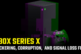 Xbox Series X Flickering Screen corruption signal loss