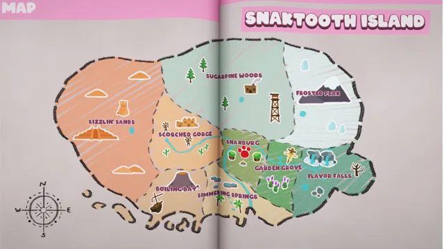 bugsnax map snaktooth island