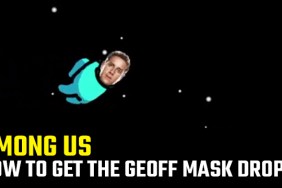 AMONG US geoff mask drop