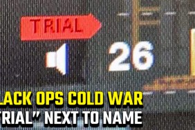 Black Ops Cold War 'Trial' next to name in lobby