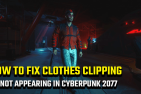 Cyberpunk 2077 clothes clipping not appearing 1