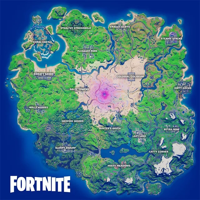 Fortnite Chapter 2 Season 5 Map