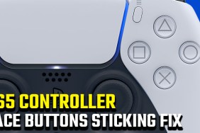 PS5 controller face buttons sticking