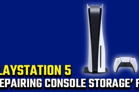 PS5 repairing console storage error