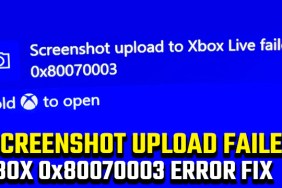 screenshot upload to Xbox Live failed