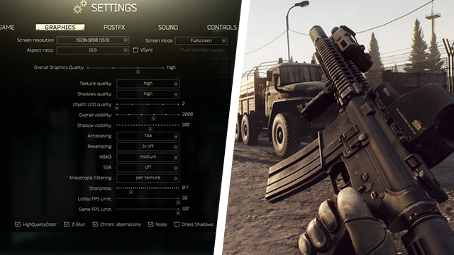 Escape From Tarkov Best PC Settings 2021