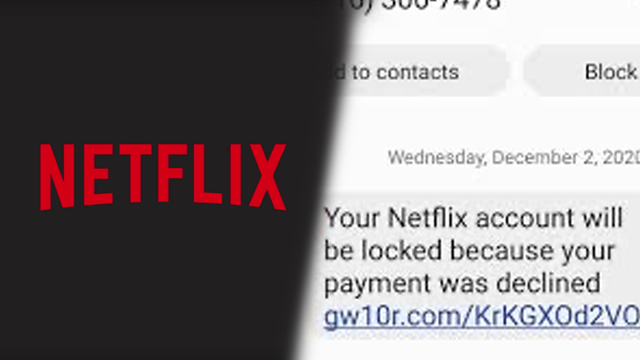 Netflix Account Will be Locked payment details