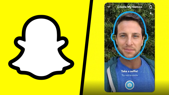 What is a cameo selfie on Snapchat?