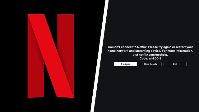 Overvloed deur Keer terug How to fix Netflix error code UI-800-3 - GameRevolution