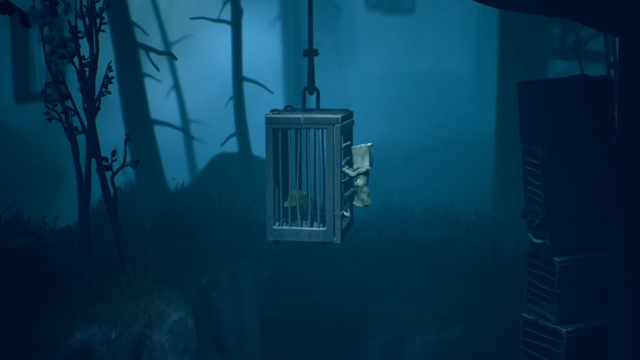 How to get the yellow hat out of the cage in Little Nightmares 2