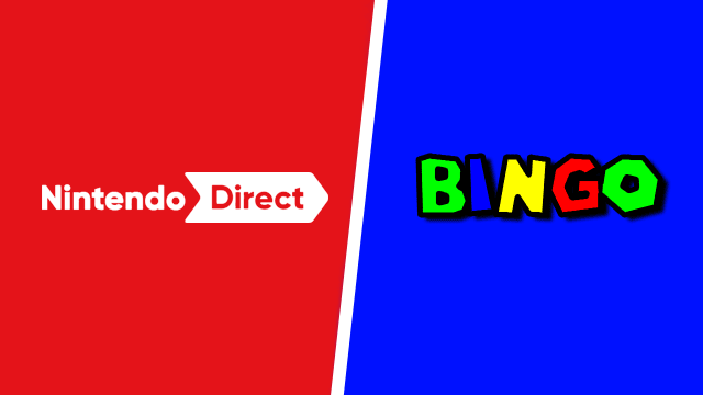 June 2023 Nintendo Direct Bingo Card