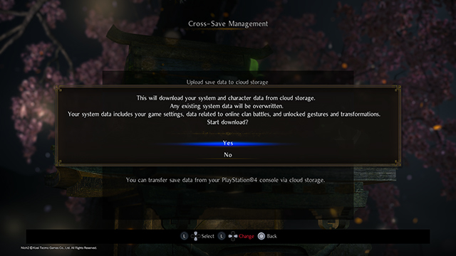 How to transfer PS4 saves to Nioh Remastered and Nioh 2 Remastered on PS5