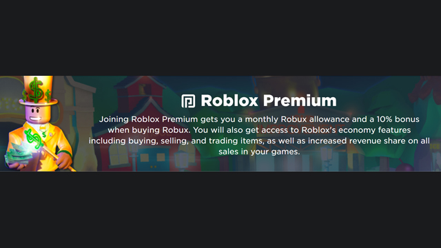 Can I purchase Roblox Premium for only one time? I just want to try the  premium, so I want to buy it for one month. - Quora