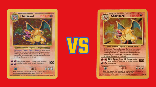 What is a shadowless Pokemon card?