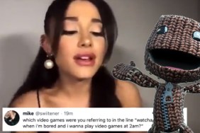 ariana grande video game sackboy