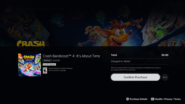 How to upgrade to the Crash 4 PS5 version