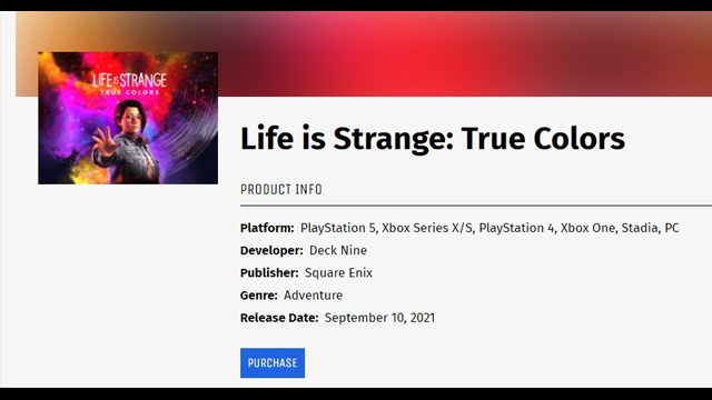 Life is Strange True Colors episodic full game
