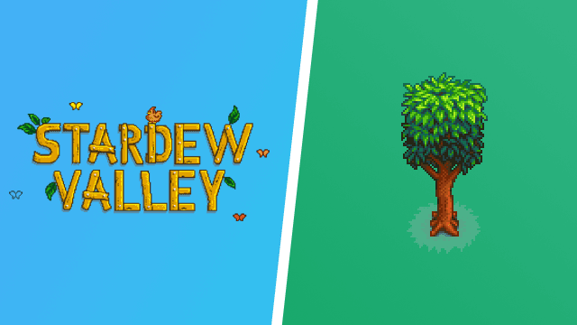 Stardew oak trees empty spage