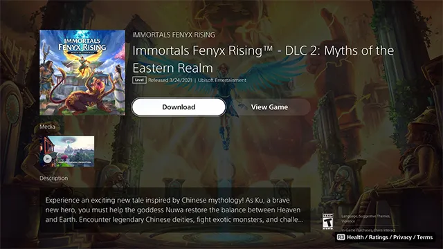 How to start Immortals Fenyx Rising Myths of the Eastern Realm