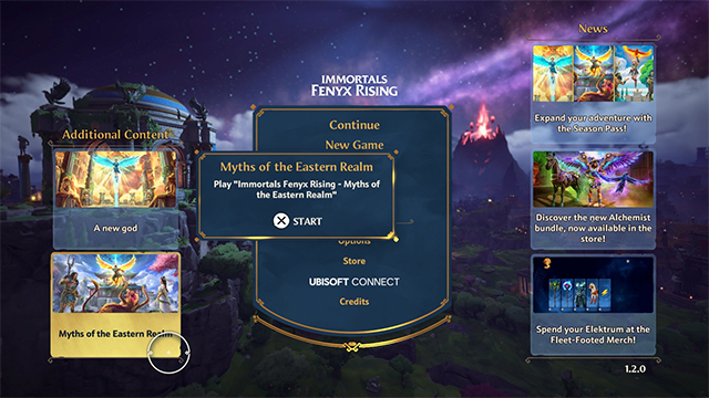 How to start Immortals Fenyx Rising Myths of the Eastern Realm