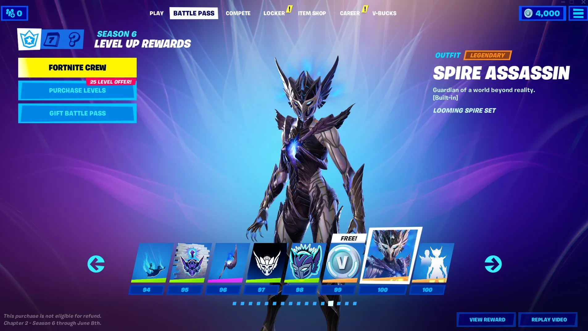Fortnite Season 6 Battle Pass skins list: Lara Croft, Raven, Spire