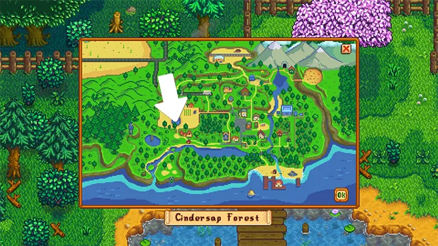 Stardew Valley Flower Dance location