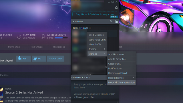 How to hide Steam games you're playing and game activity from friends