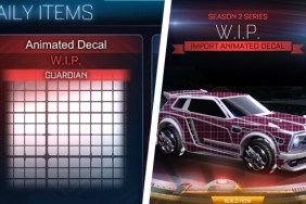 How to get the Rocket League WIP decal