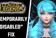 LoL Legend temporarily disabled