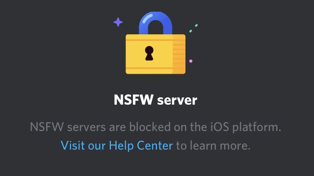 Why are Discord NSFW servers blocked on iOS