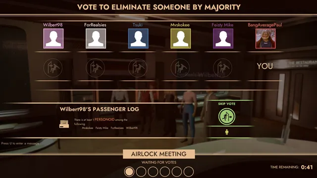first class trouble vote off players