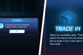 Rocket League trade-in disabled fix