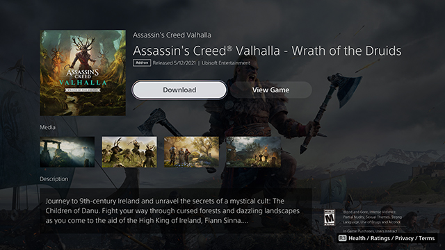 Assassin's Creed Valhalla's first DLC expansion, Wrath of the Druids, is  out now