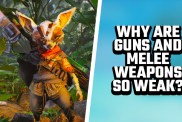 BIOMUTANT WHY ARE GUNS AND MELEE SO WEAK
