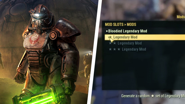 Fallout 76 Legendary crafting