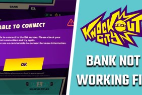 Knockout City Bank not working fix