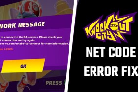 Knockout City Net Code error fix