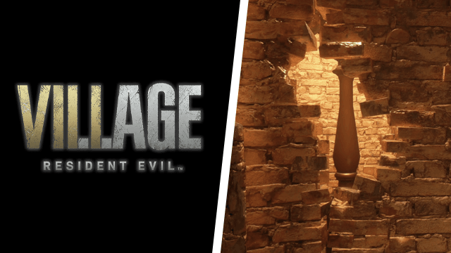 Resident Evil Village Crumbling Wall Break Cracked Wall