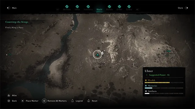 Assassin's Creed Valhalla Wrath of the Druids Clogher Book of Knowledge location