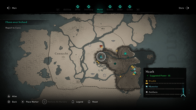 Assassin's Creed Valhalla Wrath of the Druids Trial of Morrigan locations