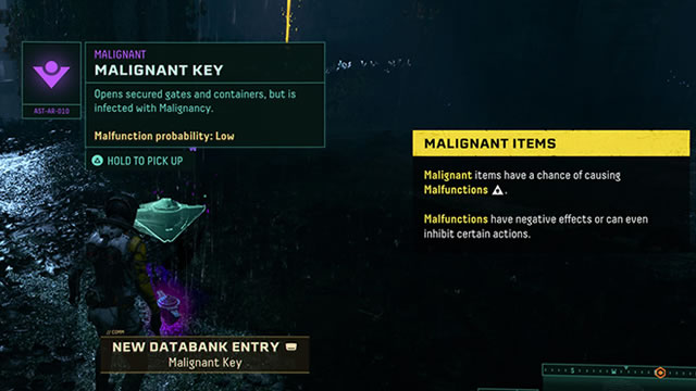 Returnal Malignant Key