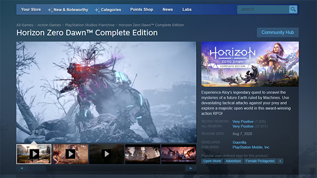 Where is the Horizon Zero Dawn PS5 upgrade?