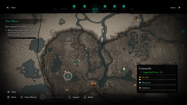 Assassin's Creed Valhalla Wrath of the Druids Trial of Morrigan locations