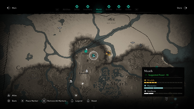 Assassin's Creed Valhalla Wrath of the Druids Trial of Morrigan locations