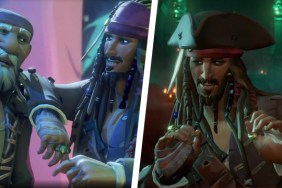 Johnny Depp playing Jack Sparrow in Sea of Thieves
