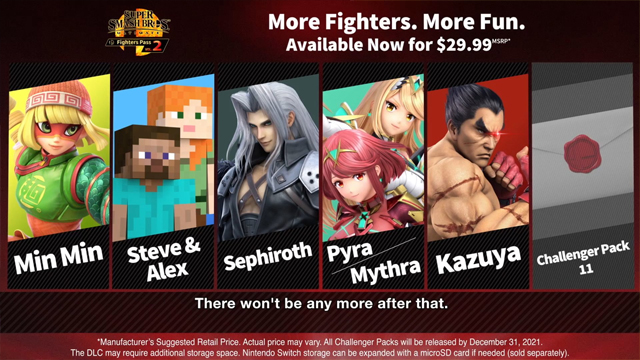 Smash Ultimate Fighter Pass 3